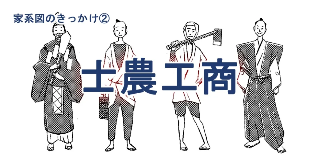 先祖は武士？農民？江戸時代の士農工商をわかりやすく解説